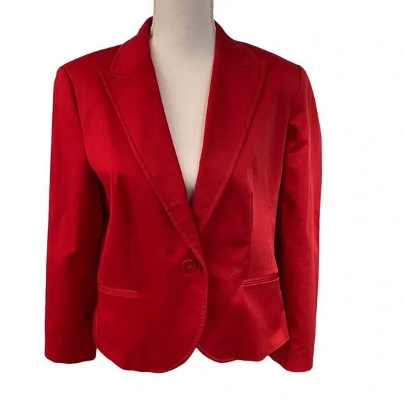 Zara Red Blazer - Picture 6 of 12